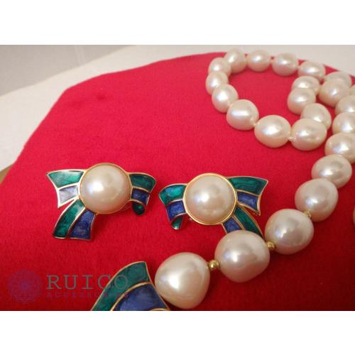 TRIFARI トリファリ ネックレス エナメル アンティーク