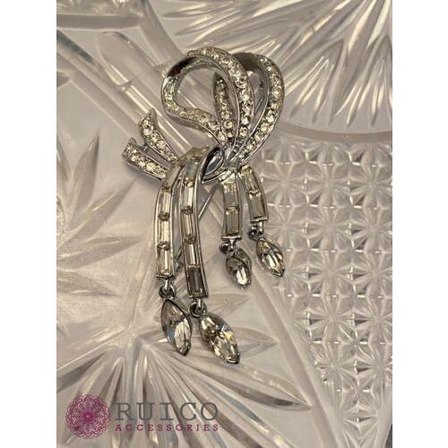 TRIFARI トリファリ ブローチ リボン アンティーク TRIFARI トリファリ ブローチ ビンテージ