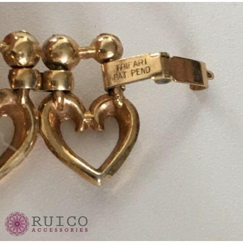 TRIFARI トリファリ ブレスレット ゴールド アンティーク TRIFARI トリファリ ブレスレット ビンテージ