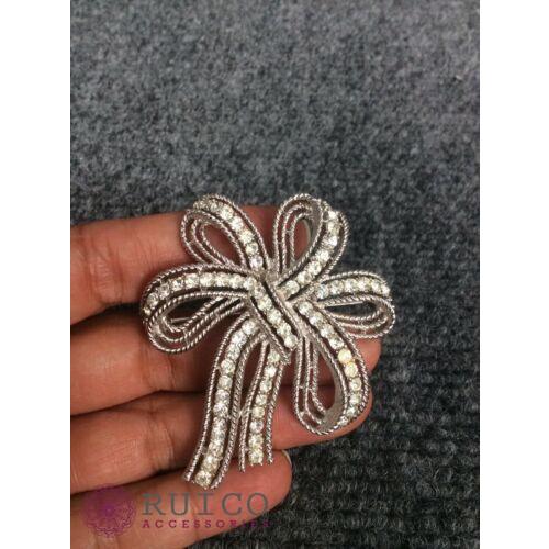 TRIFARI トリファリ ブローチ ラインストーン アンティーク