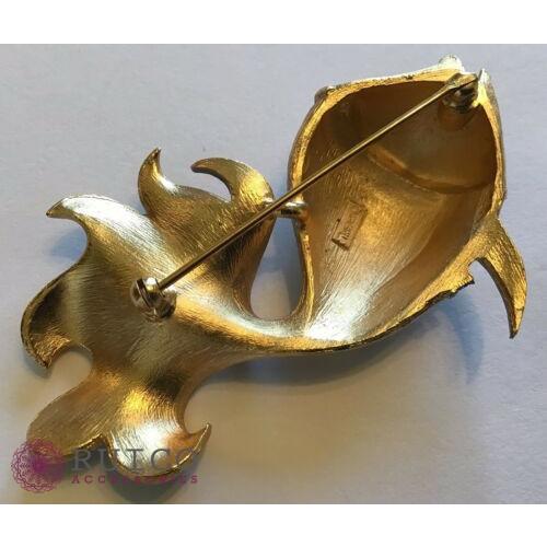 TRIFARI トリファリ ブローチ 魚 アンティーク TRIFARI トリファリ ブローチ ビンテージ