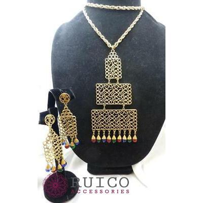 TRIFARI トリファリ イヤリング ピアス ゴールド アンティーク