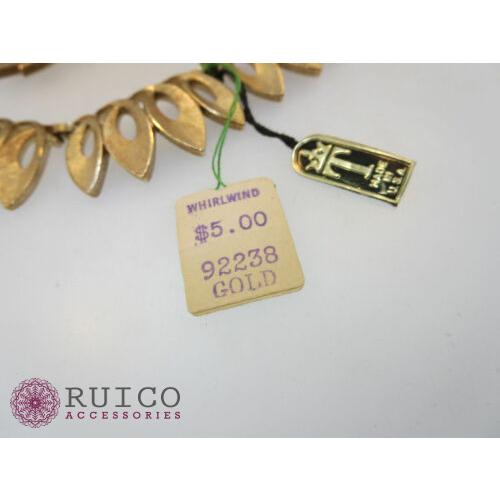 TRIFARI トリファリ ブレスレット ゴールド アンティーク TRIFARI トリファリ ブレスレット ビンテージ