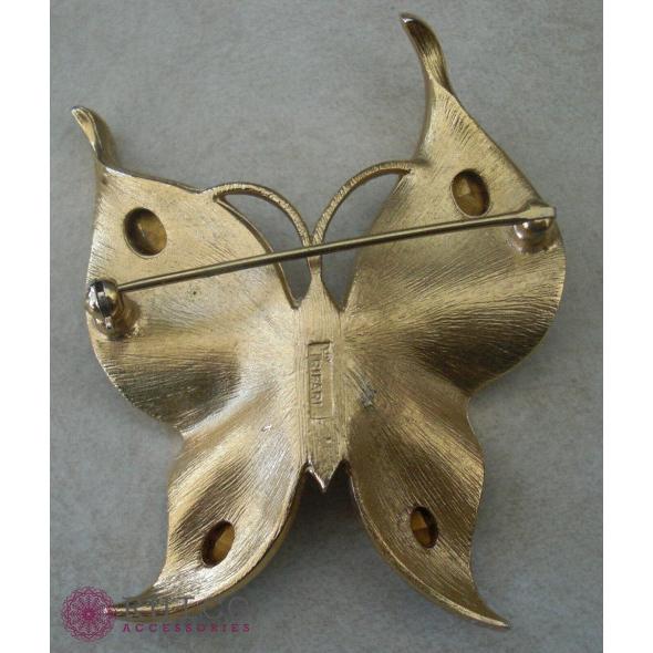 TRIFARI トリファリ ブローチ ラインストーン アンティーク TRIFARI トリファリ ブローチ ビンテージ