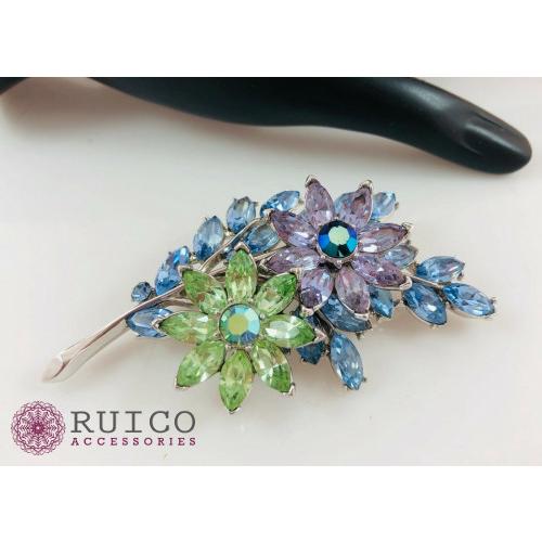 TRIFARI トリファリ ブローチ ラインストーン アンティーク TRIFARI トリファリ ブローチ ビンテージ