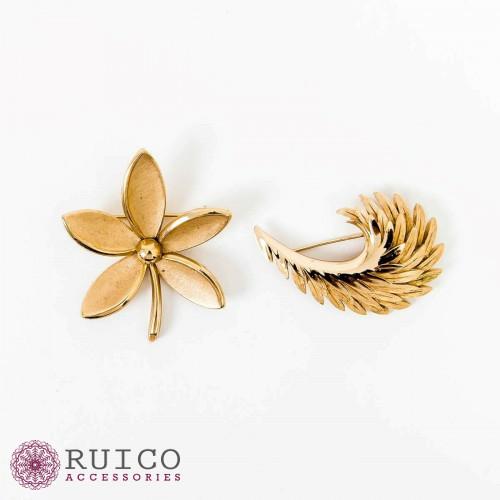 レディースアクセサリー 限定数のみ Trifari トリファリ ブローチ フラワー 花 アンティーク Q3k1yra4bj Shahjahanmosque Org Uk