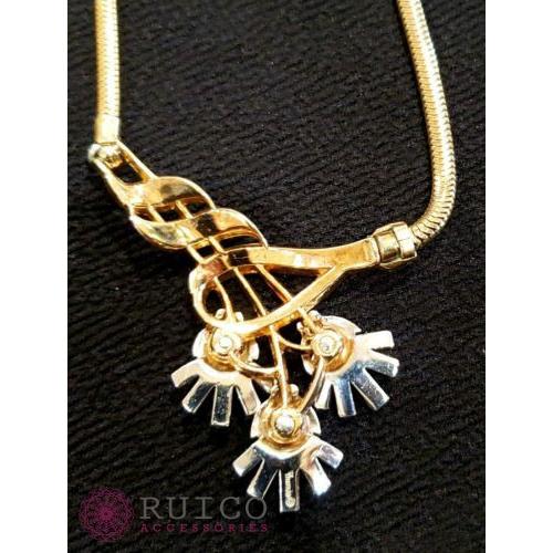 TRIFARI トリファリ ネックレス ゴールド アンティーク TRIFARI トリファリ ネックレス ビンテージ