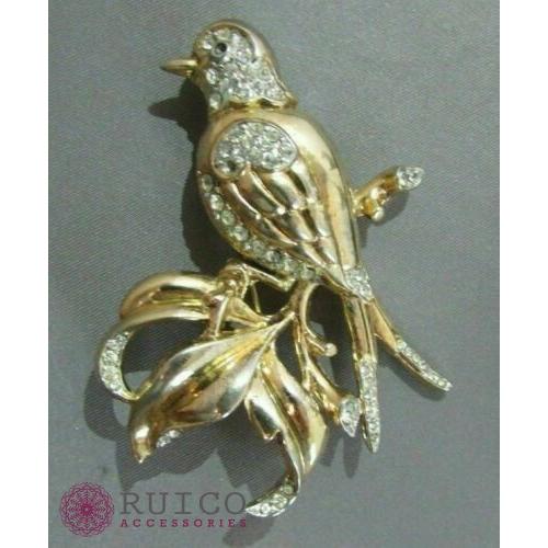 完動品 TRIFARI トリファリ ブローチ ラインストーン アンティーク 【3413132117】(20148円)