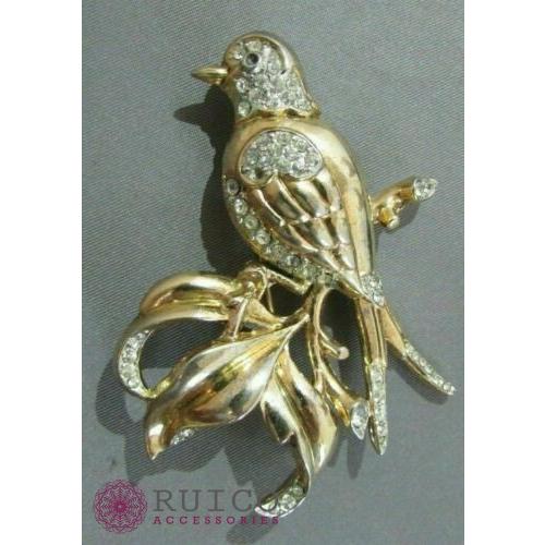 完動品 TRIFARI トリファリ ブローチ ラインストーン アンティーク 【3413132117】(20148円)