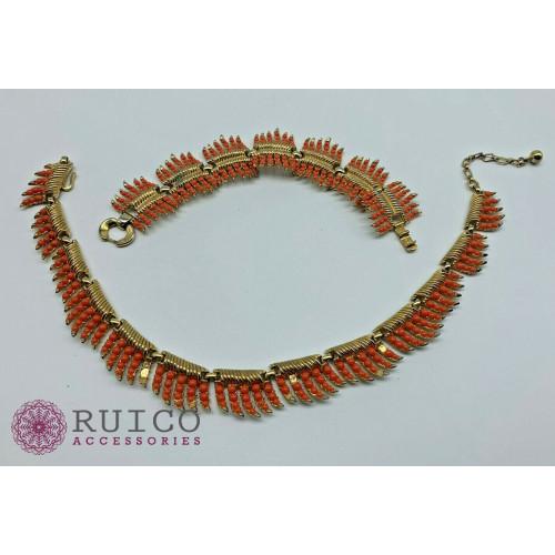 TRIFARI トリファリ ネックレス ゴールド アンティーク TRIFARI トリファリ ネックレス ビンテージ