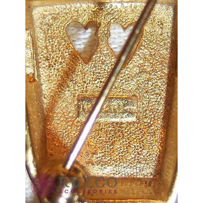 TRIFARI トリファリ ブローチ ラインストーン アンティーク TRIFARI トリファリ ブローチ ビンテージ