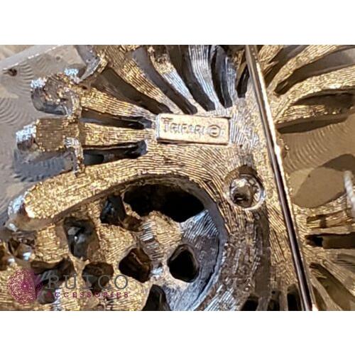 TRIFARI トリファリ ブローチ ラインストーン アンティーク TRIFARI トリファリ ブローチ ビンテージ