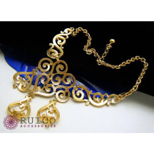 【新品未開封】 TRIFARI トリファリ ネックレス ゴールド アンティーク 【R8469838010】(30550円)