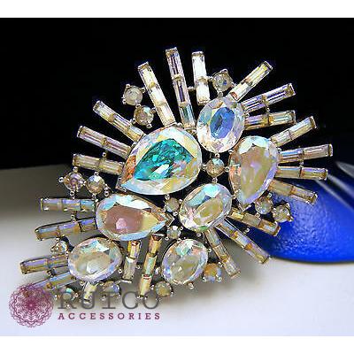 TRIFARI トリファリ ブローチ ラインストーン アンティーク