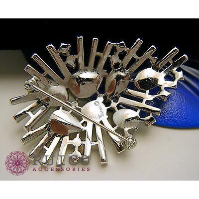 TRIFARI トリファリ ブローチ ラインストーン アンティーク TRIFARI トリファリ ブローチ ビンテージ