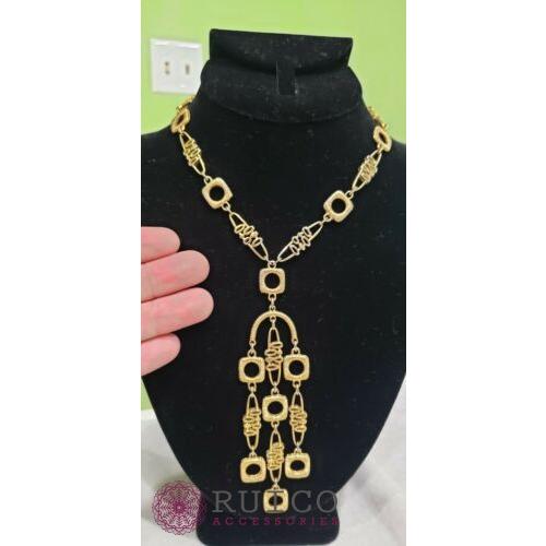 TRIFARI トリファリ ネックレス ゴールド アンティーク TRIFARI トリファリ ネックレス ビンテージ