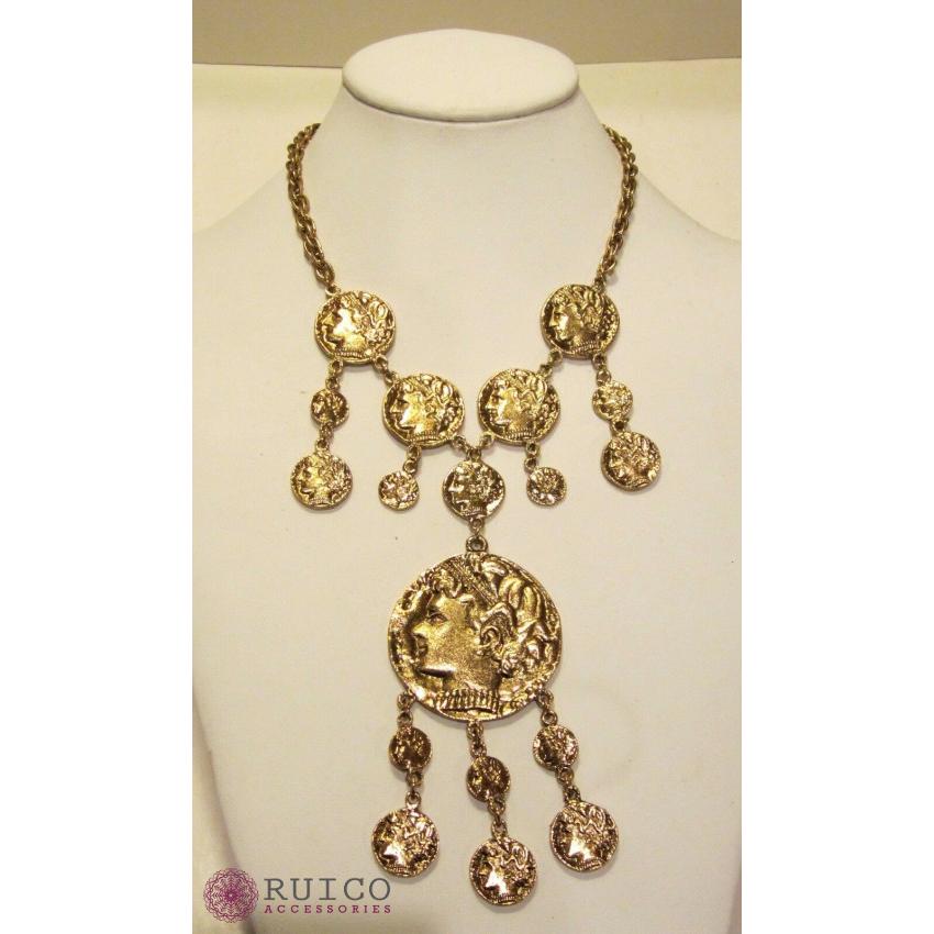 TRIFARI トリファリ ネックレス ゴールド アンティーク