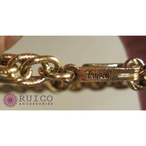 TRIFARI トリファリ ネックレス ゴールド アンティーク TRIFARI トリファリ ネックレス ビンテージ