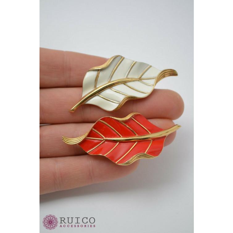 新春セール TRIFARI トリファリ ブローチ リーフ 葉 アンティーク 【V2936720747】(17336円)