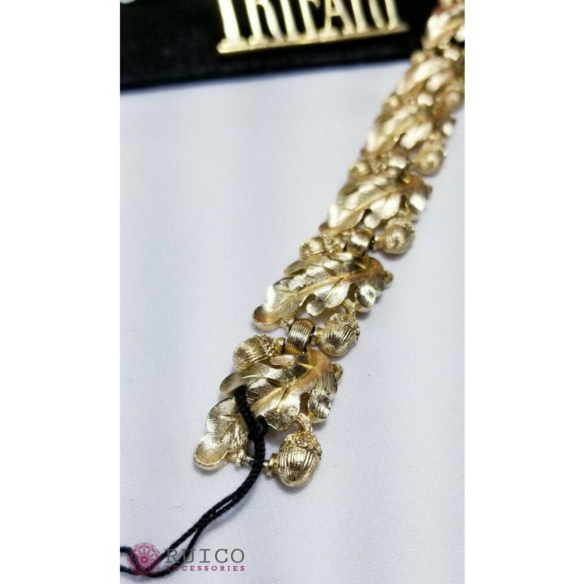 TRIFARI トリファリ ブレスレット ゴールド アンティーク TRIFARI トリファリ ブレスレット ビンテージ
