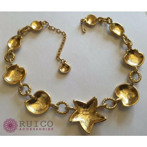 TRIFARI トリファリ ネックレス エナメル アンティーク TRIFARI トリファリ ネックレス ビンテージ