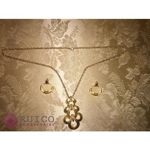 TRIFARI トリファリ ネックレス ゴールド アンティーク TRIFARI トリファリ ネックレス ビンテージ