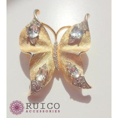 動作確認 TRIFARI トリファリ ブローチ ラインストーン アンティーク 【3083047454】(18200円)