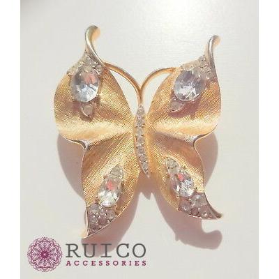 動作確認 TRIFARI トリファリ ブローチ ラインストーン アンティーク 【3083047454】(18200円)