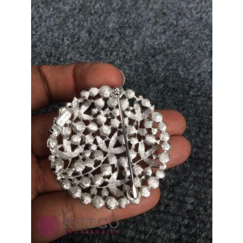 TRIFARI トリファリ ブローチ ラインストーン アンティーク TRIFARI トリファリ ブローチ ビンテージ