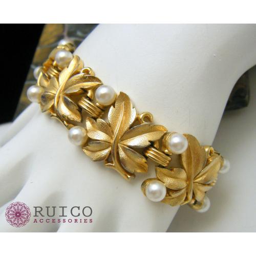 TRIFARI トリファリ ブレスレット ゴールド アンティーク TRIFARI トリファリ ブレスレット ビンテージ