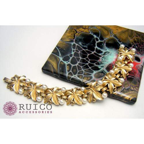 TRIFARI トリファリ ブレスレット ゴールド アンティーク TRIFARI トリファリ ブレスレット ビンテージ