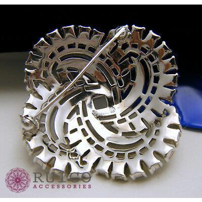 TRIFARI トリファリ ブローチ ラインストーン アンティーク TRIFARI トリファリ ブローチ ビンテージ