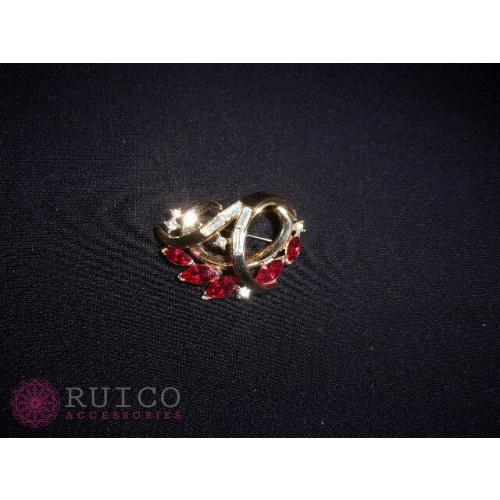 【新品同様 / 希少】 TRIFARI トリファリ ブローチ ラインストーン アンティーク 【2380026660】(14050円)