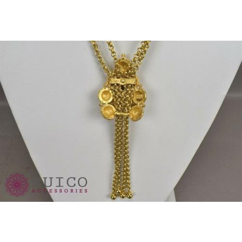 【美品】 TRIFARI トリファリ ネックレス ゴールド アンティーク 【2380022366】(14050円)