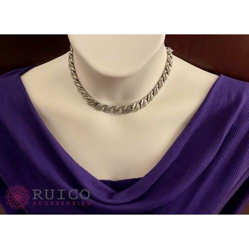 TRIFARI トリファリ ネックレス シルバー アンティーク