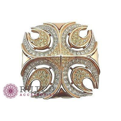 TRIFARI トリファリ ブローチ ラインストーン アンティーク