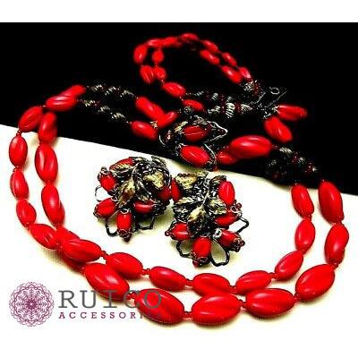 驚きの安さ ミリアム ハスケル ネックレス レッド 赤 アンティーク Xdeqly Ruico Accessories ヤフー店 通販 Yahoo ショッピング 初回限定 Www Lugdivine Com