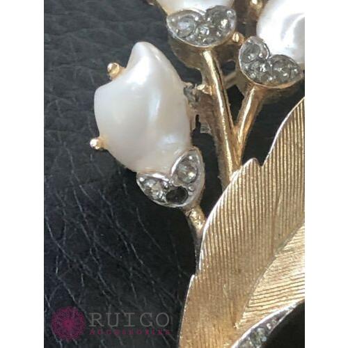 （新品,未開封） TRIFARI トリファリ ブローチ ラインストーン アンティーク 【1442222767】(52020円)