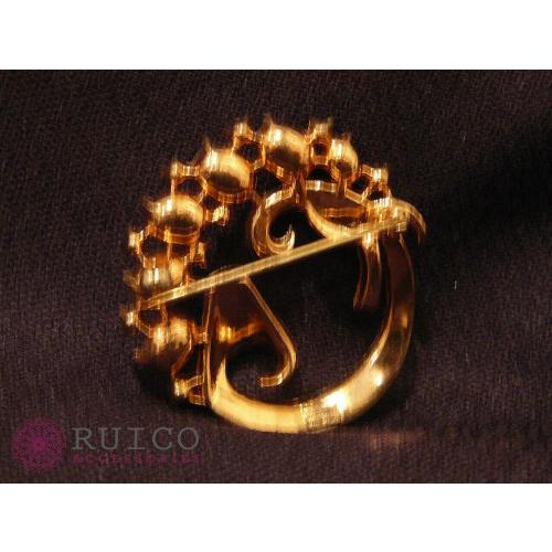 【アウトレット品】 TRIFARI トリファリ ブローチ ホワイト 白 アンティーク 【2379988724】(14050円)