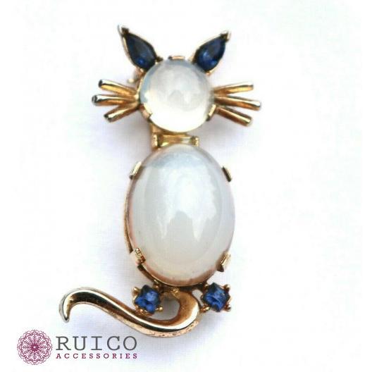 TRIFARI トリファリ ブローチ ラインストーン アンティーク