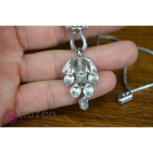 TRIFARI トリファリ ネックレス シルバー アンティーク TRIFARI トリファリ ネックレス ビンテージ