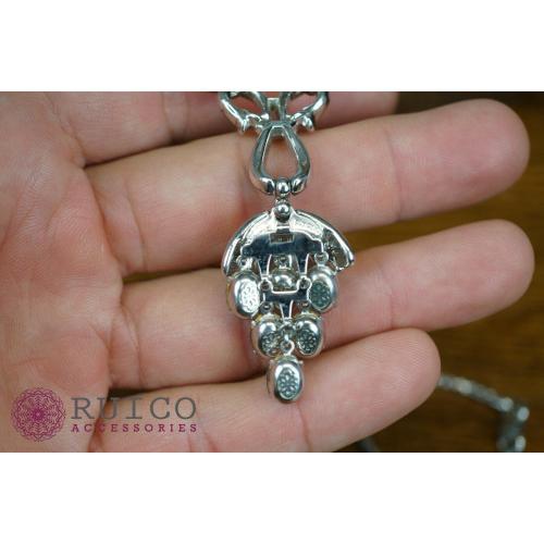 TRIFARI トリファリ ネックレス シルバー アンティーク TRIFARI トリファリ ネックレス ビンテージ