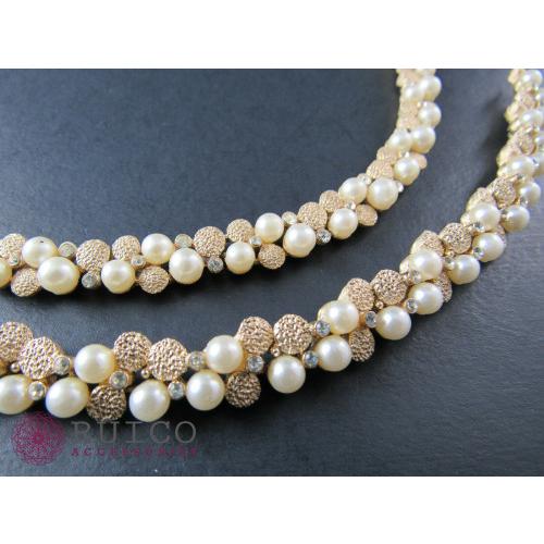 TRIFARI トリファリ ネックレス ゴールド アンティーク TRIFARI トリファリ ネックレス ビンテージ