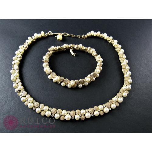 TRIFARI トリファリ ネックレス ゴールド アンティーク TRIFARI トリファリ ネックレス ビンテージ