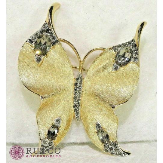 TRIFARI トリファリ ブローチ 蝶 アンティーク