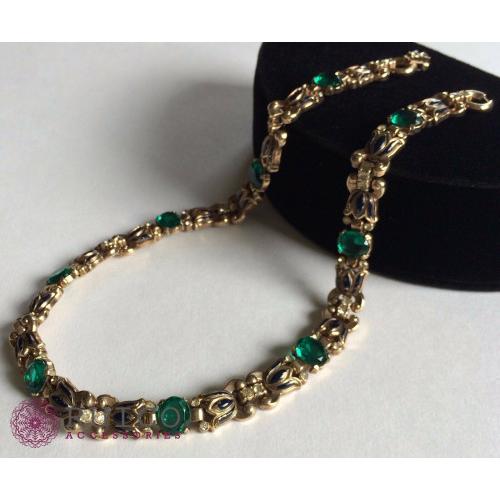 【通常品】 TRIFARI トリファリ ネックレス エナメル アンティーク 【YWU1410502633】(50876円)