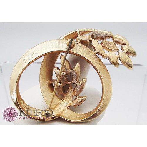 TRIFARI トリファリ ブローチ ラインストーン アンティーク TRIFARI トリファリ ブローチ ビンテージ