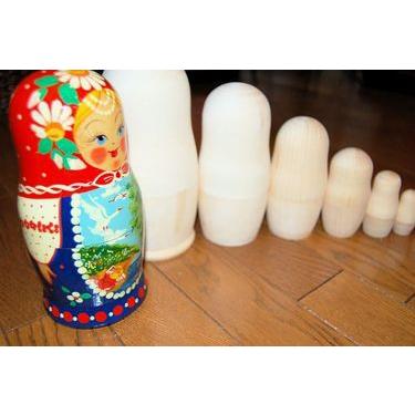 白木 マトリョーシカ 7個組 16cm : ルイノク2 - 通販 - Yahoo!ショッピング