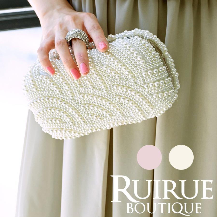 パーティーバッグ 結婚式 お呼ばれ 披露宴 二次会 フォーマル ミセス レディース クラッチ ハンドバッグ ショルダーバッグ チェーン パール ビジュー 上品 白 Ba850 Ruirue Boutique 通販 Yahoo ショッピング