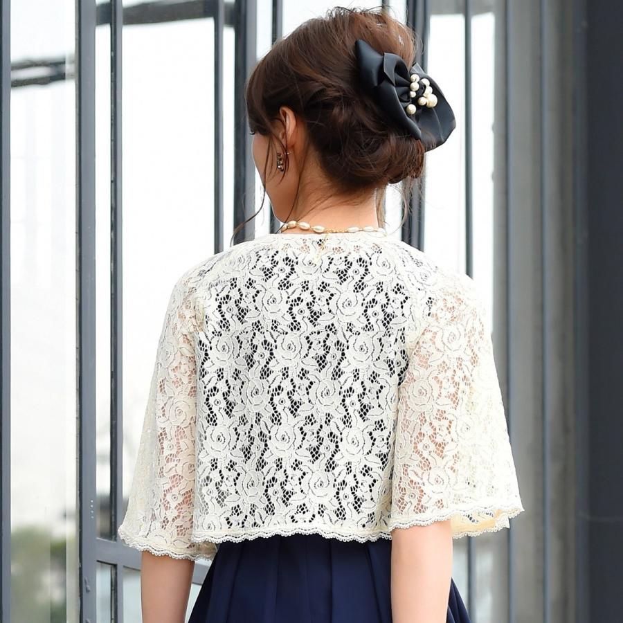 RUIRUE BOUTIQUE ボレロ パーティードレス ショール レース 羽織 RUIRUE BOUTIQUE ボレロ パーティードレス ショール レース 羽織